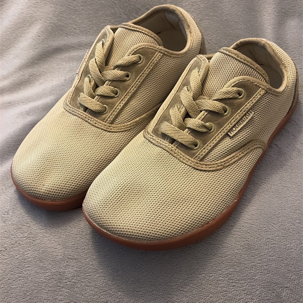 Hobibear Barefoot Sneakers Tan Size EU 39 Women's 8.5-9 / Men's 6.5 EUC